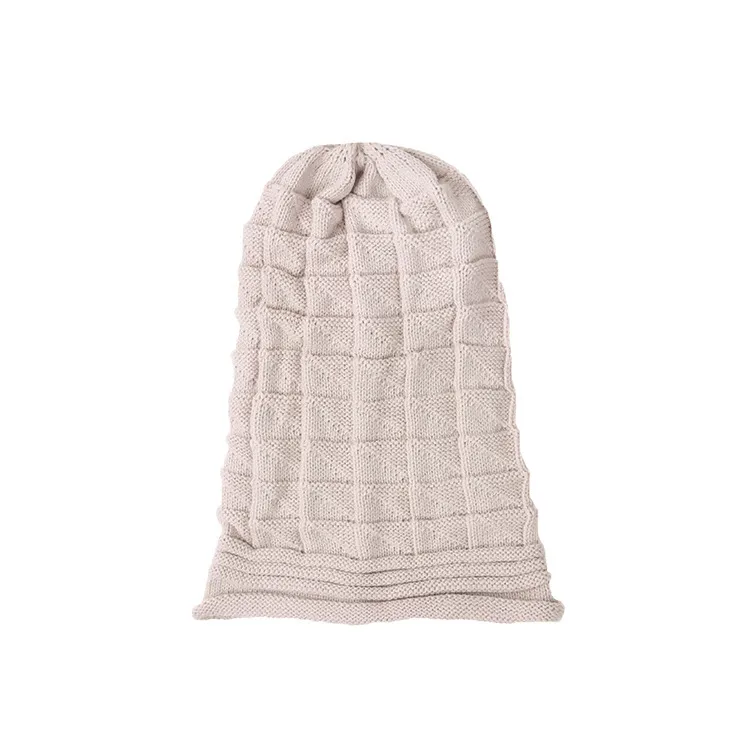 Popular Pleated Flanging Pullover Hat Women's Autumn And Winter Ski Wool Hat  Outdoor Knitted Hat display picture 8