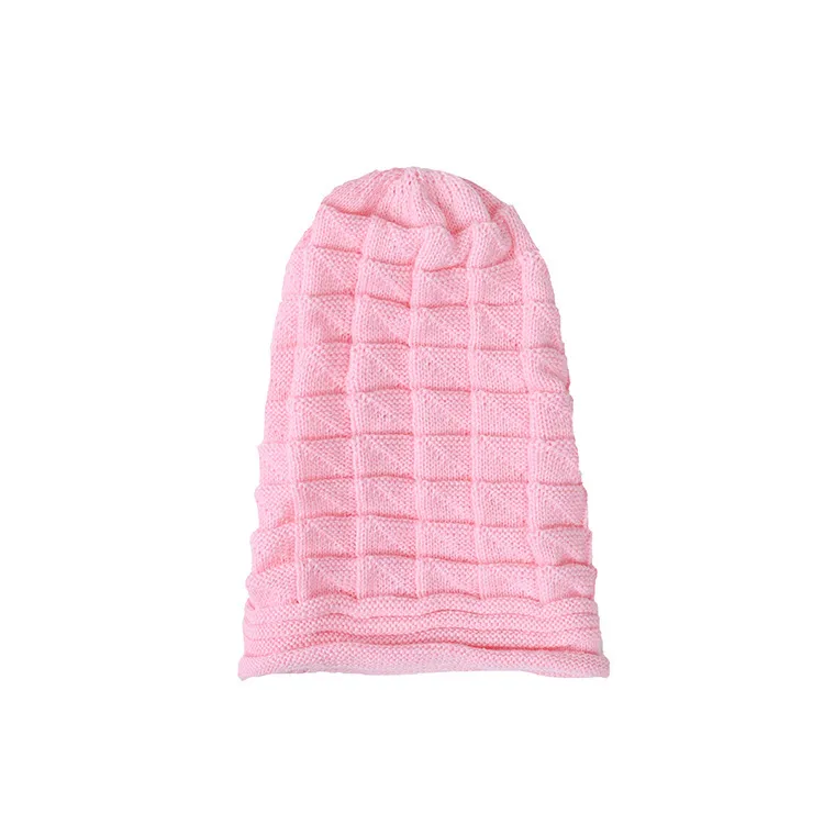 Popular Pleated Flanging Pullover Hat Women's Autumn And Winter Ski Wool Hat  Outdoor Knitted Hat display picture 15