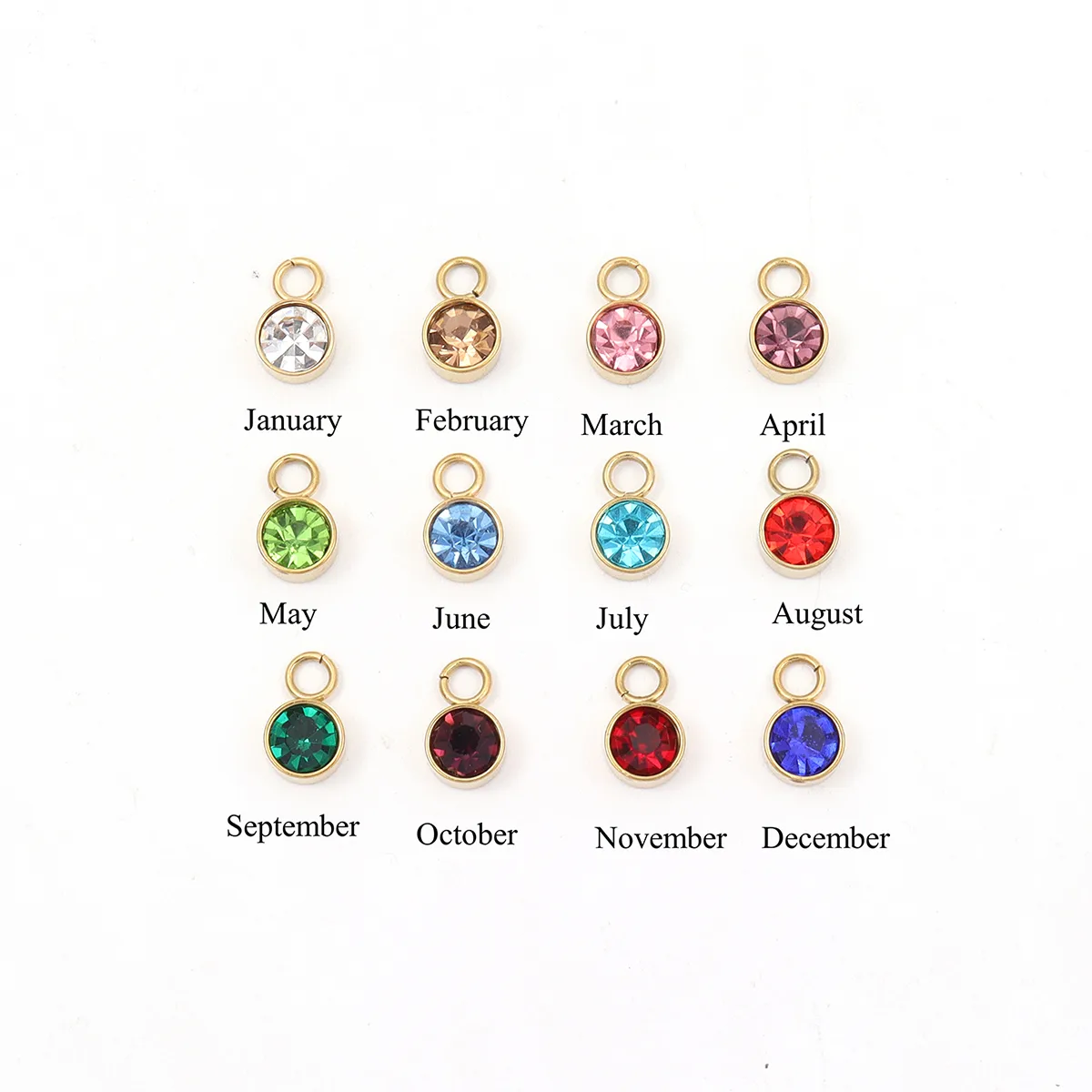 Elegant Simple Style Classic Style Round Multicolor 201 Stainless Steel 304 Stainless Steel Women's Pendant Necklace display picture 5