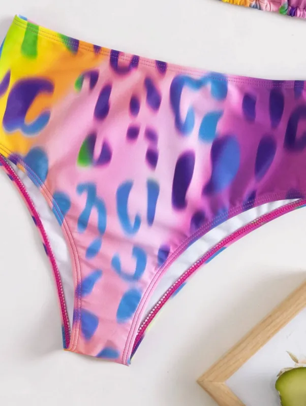 Women's Sexy Leopard 3 Pieces Set Swimwear display picture 5