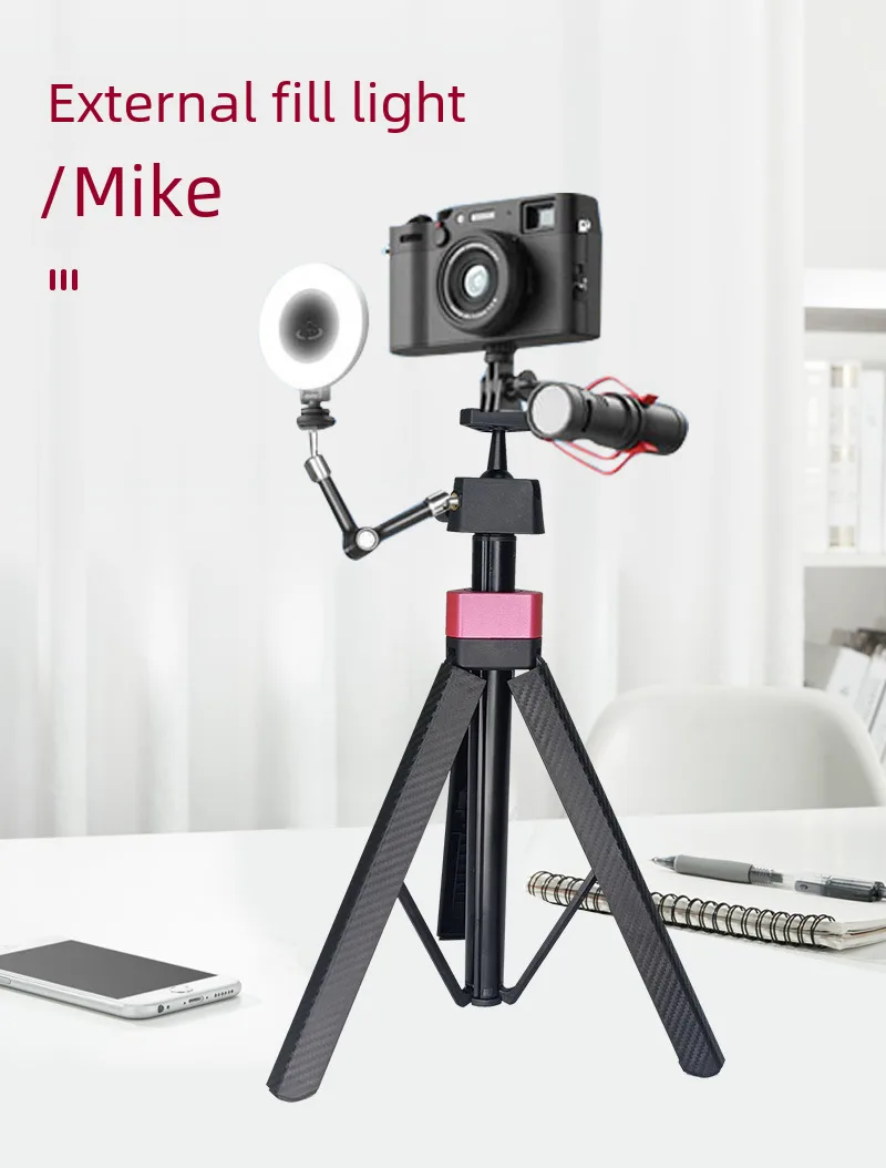 Digital Computer/mobile Selfie Stick Handheld Extendable Monopod Tripod Bracket Live Broadcast Bracket For Photography display picture 1