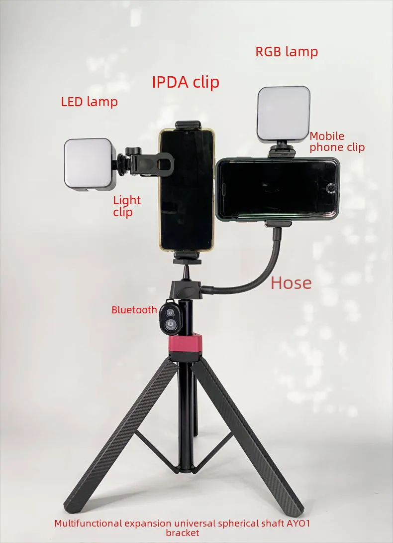 Digital Computer/mobile Selfie Stick Handheld Extendable Monopod Tripod Bracket Live Broadcast Bracket For Photography display picture 6