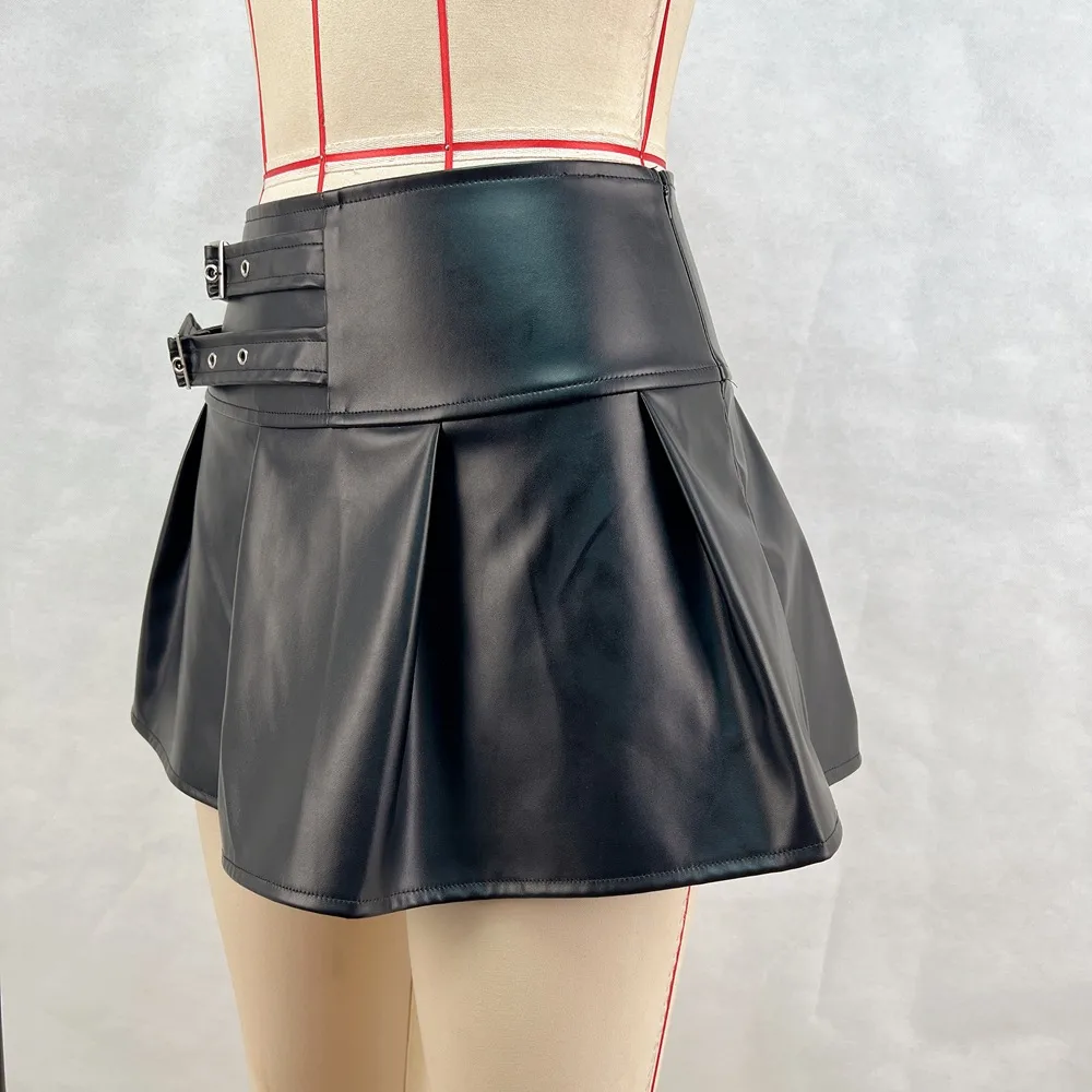 Women's Skirt Streetwear Solid Color Above Knee Holiday display picture 10