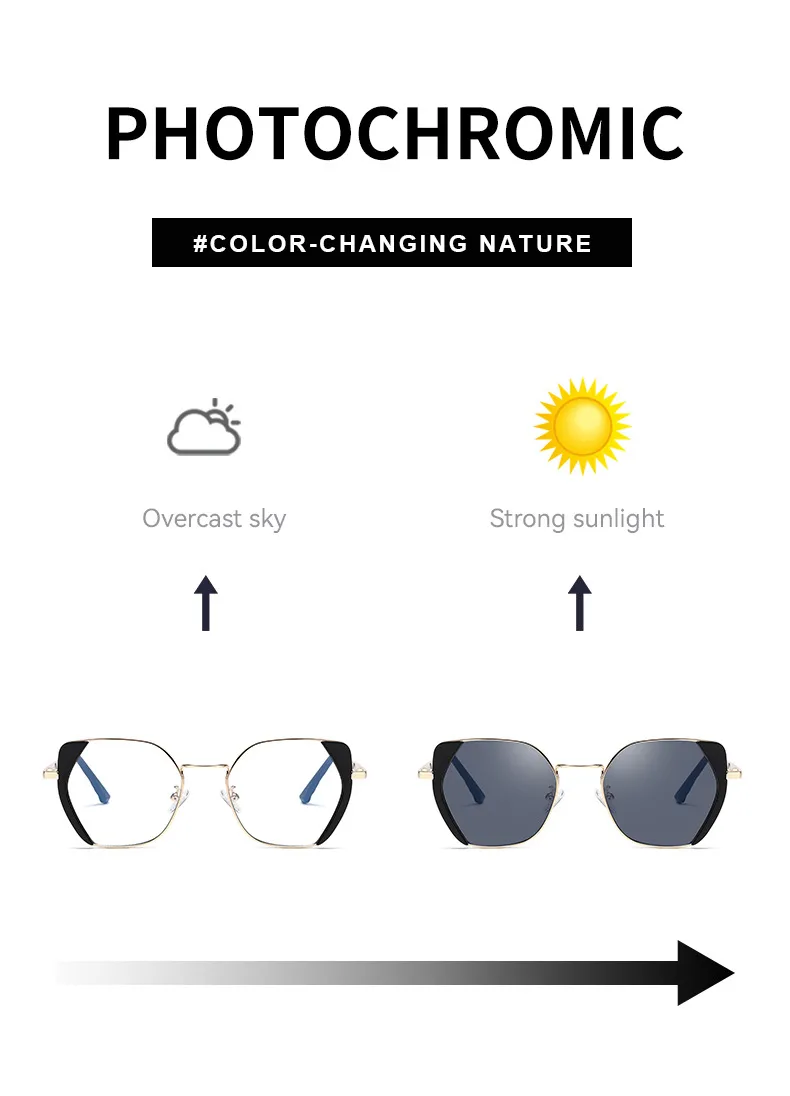 Streetwear Geometric Tac Cat Eye Full Frame Glasses display picture 4