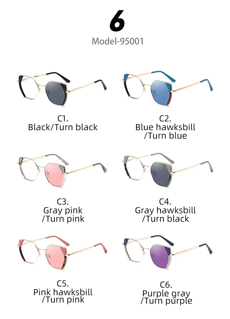 Streetwear Geometric Tac Cat Eye Full Frame Glasses display picture 8