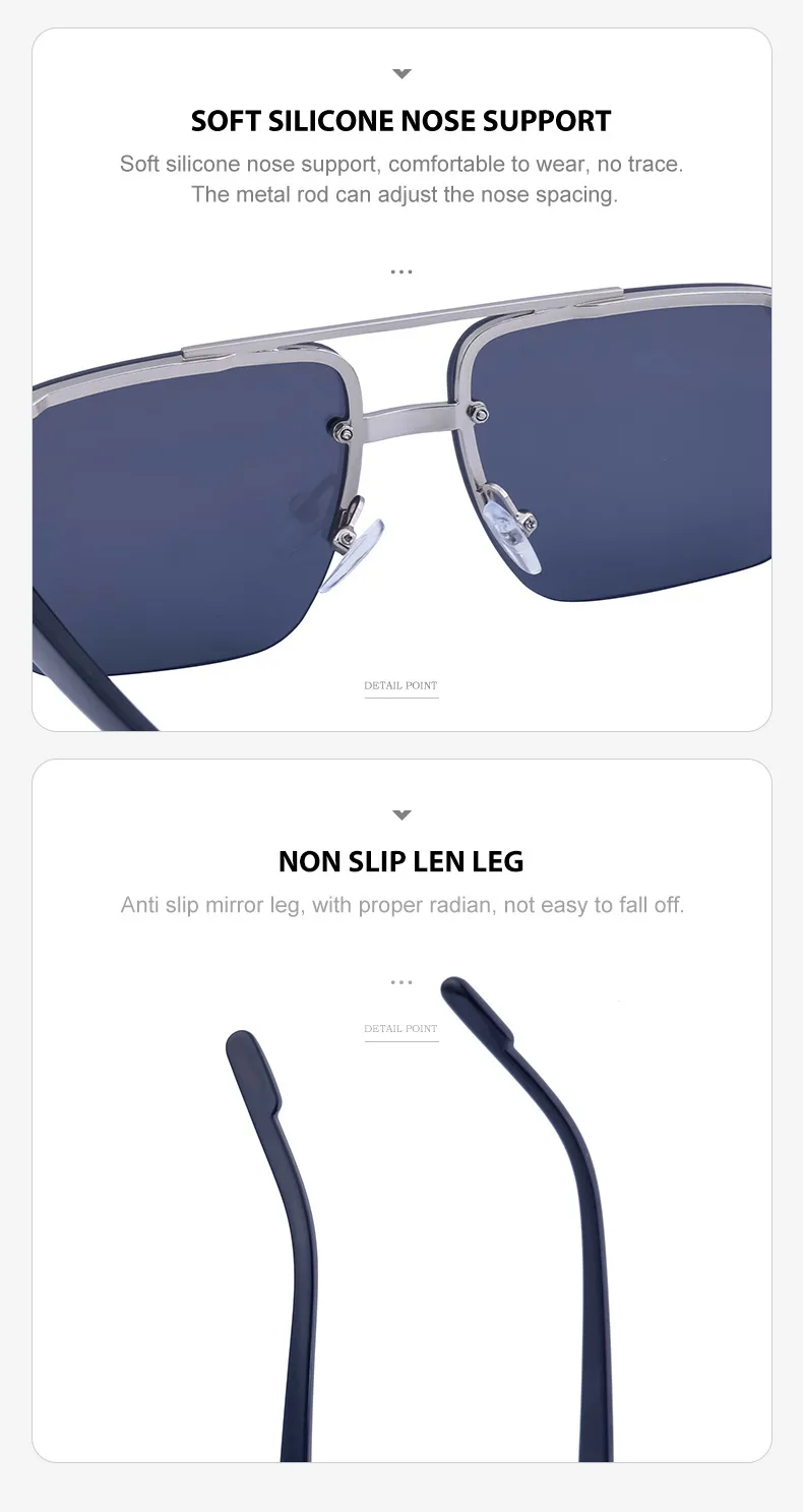 Streetwear Geometric Pc Square Full Frame Glasses display picture 9