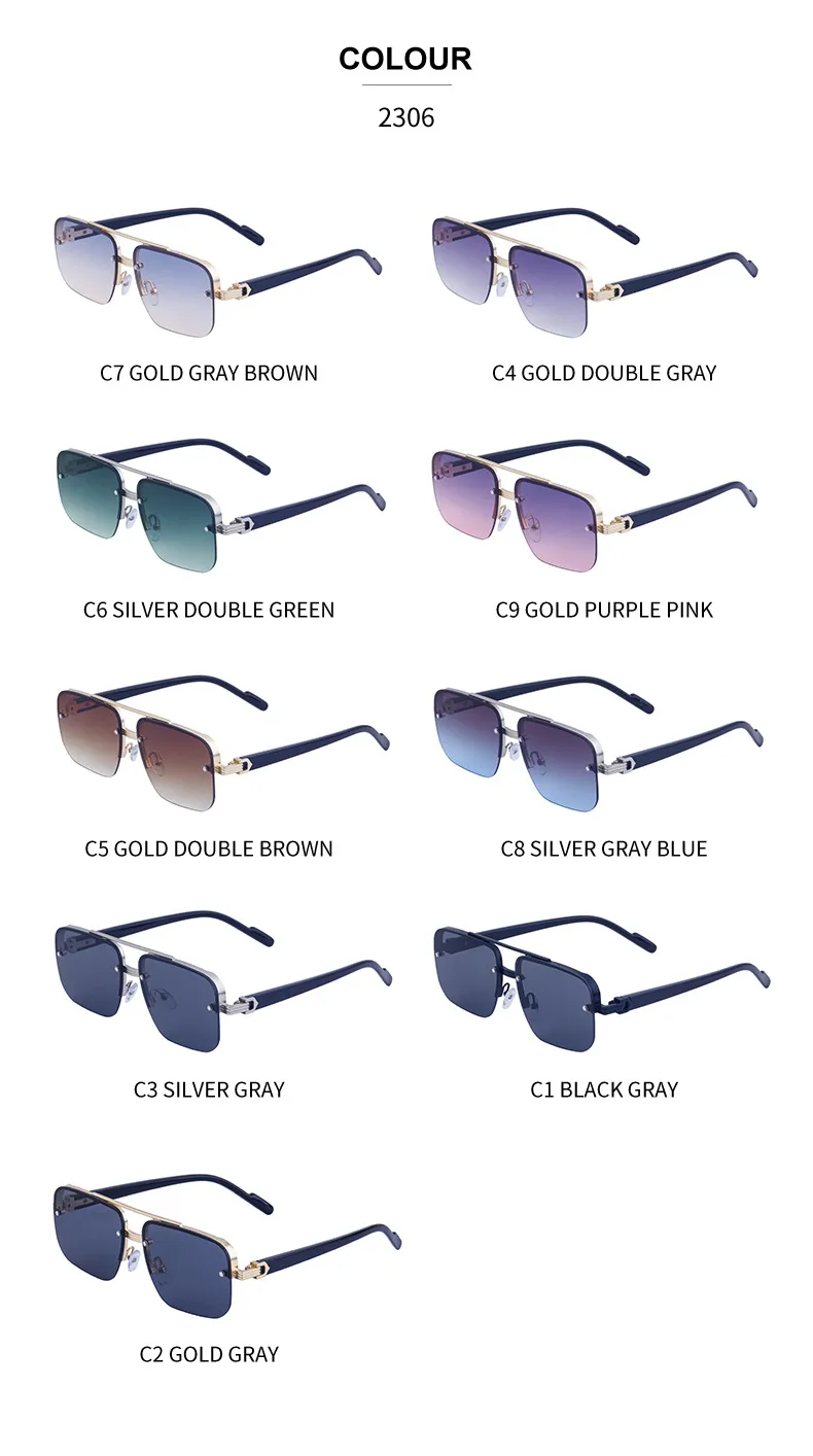 Streetwear Geometric Pc Square Full Frame Glasses display picture 11
