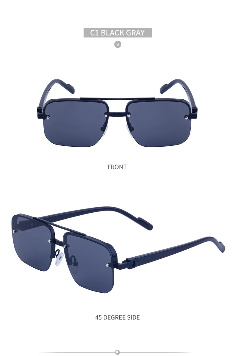 Streetwear Geometric Pc Square Full Frame Glasses display picture 13