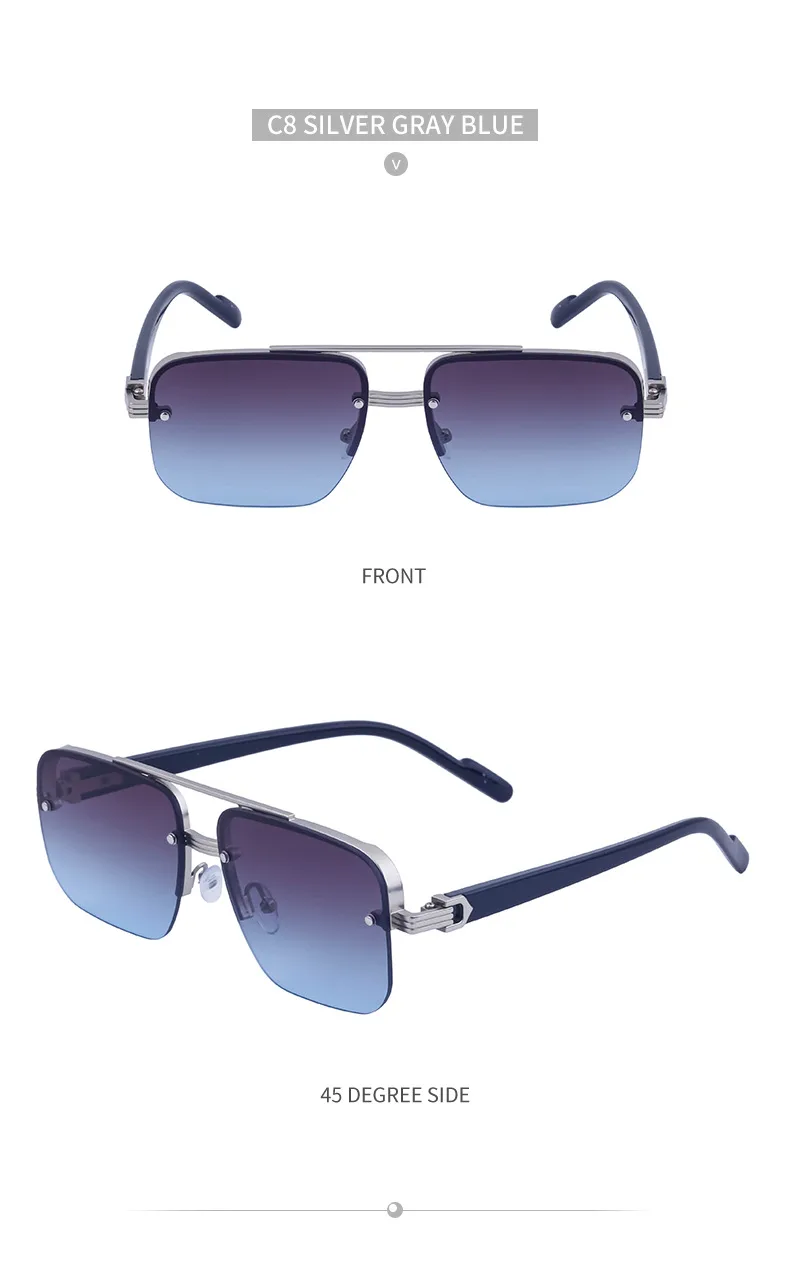Streetwear Geometric Pc Square Full Frame Glasses display picture 14