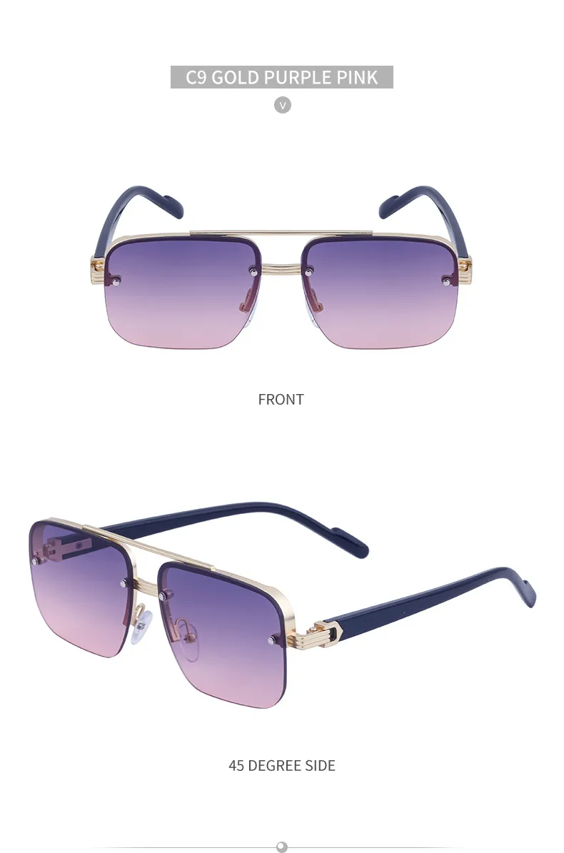 Streetwear Geometric Pc Square Full Frame Glasses display picture 16