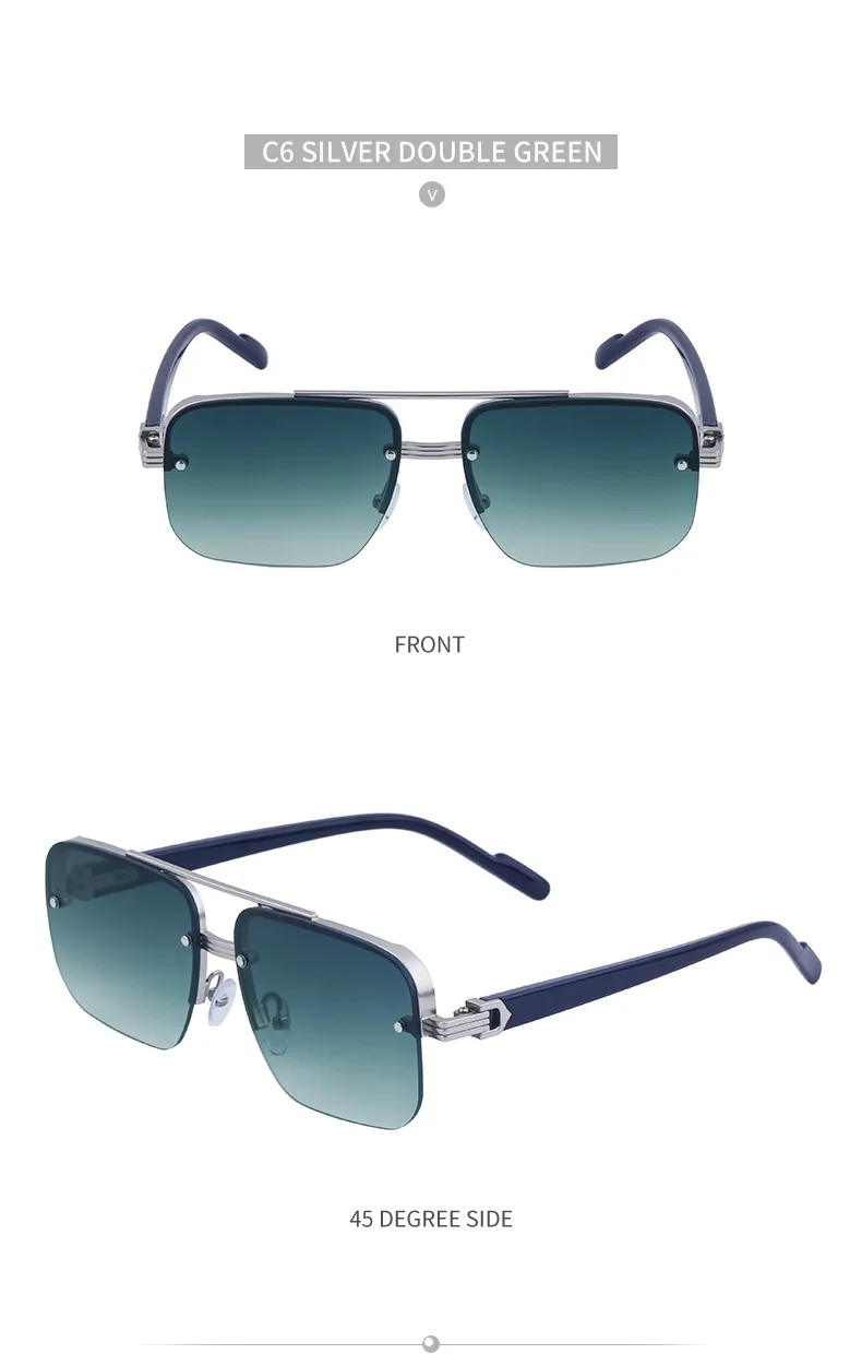 Streetwear Geometric Pc Square Full Frame Glasses display picture 17