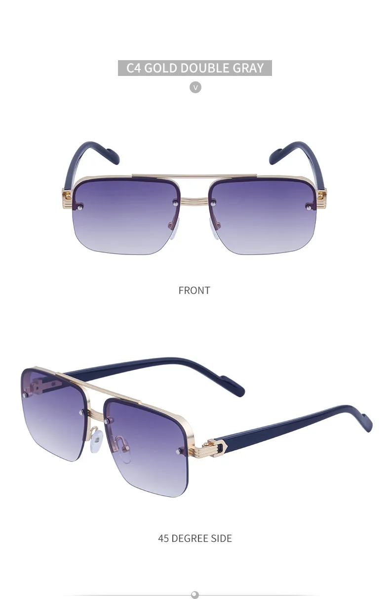 Streetwear Geometric Pc Square Full Frame Glasses display picture 18