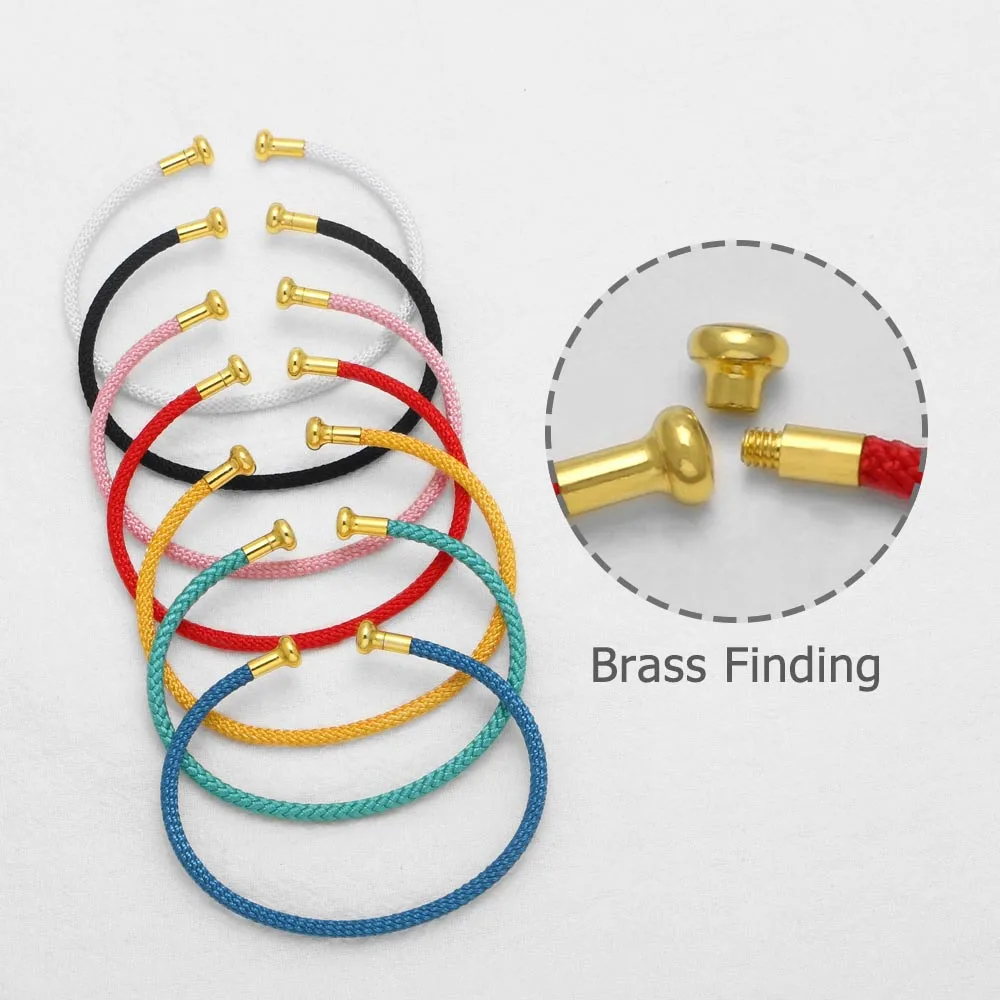 Modern Style Simple Style C Shape Rope Copper 18K Gold Plated Unisex Bangle display picture 3