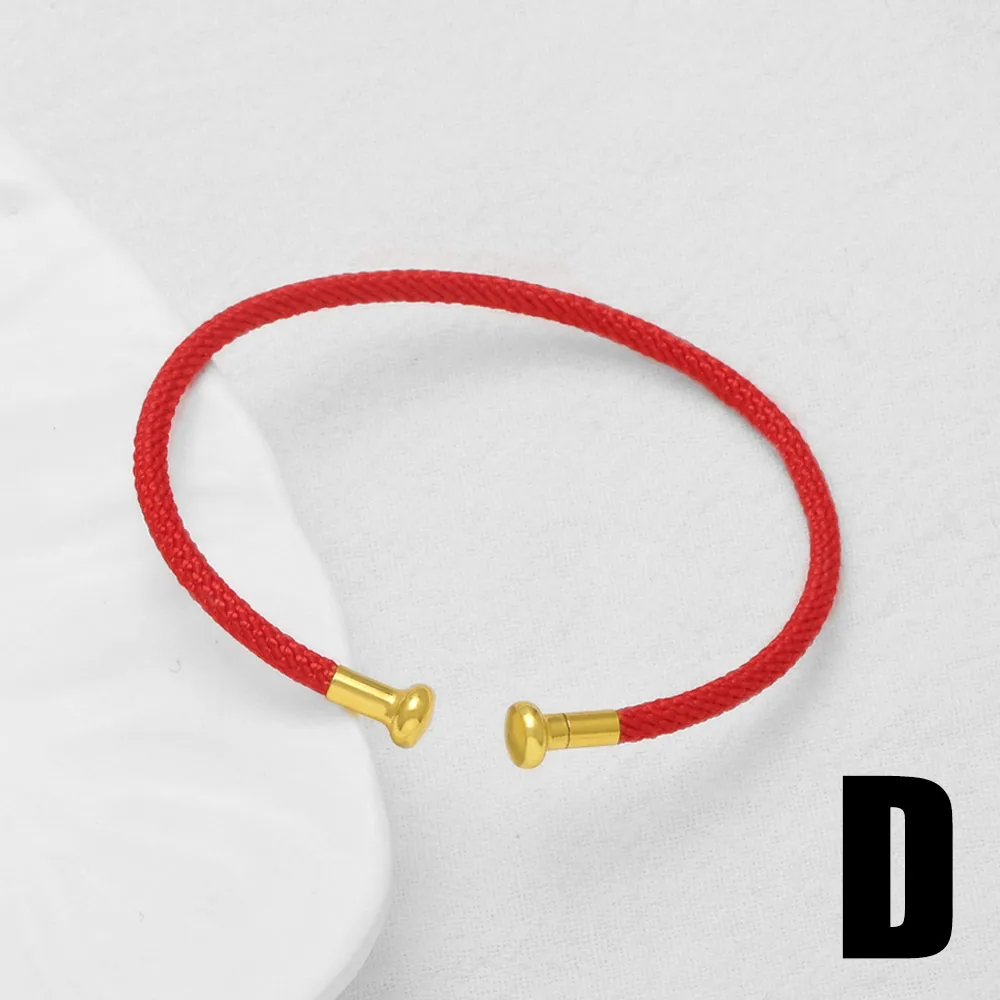 Modern Style Simple Style C Shape Rope Copper 18K Gold Plated Unisex Bangle display picture 6