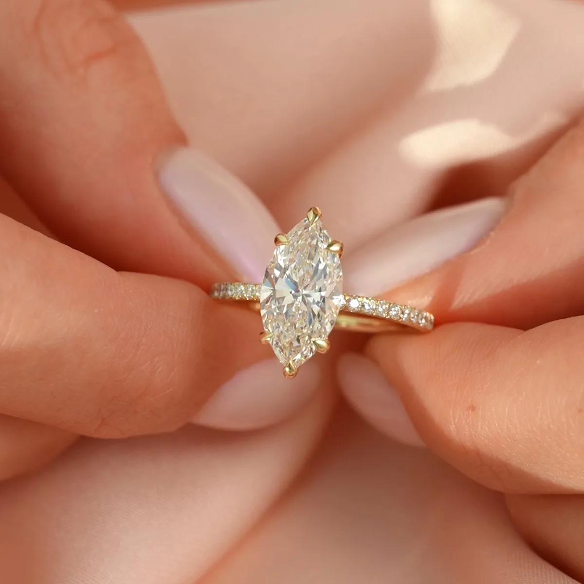 14K Gold Plated White Gold Plated 925 Sterling Silver Zircon Geometric Rings 925 Sterling Silver Rings display picture 2
