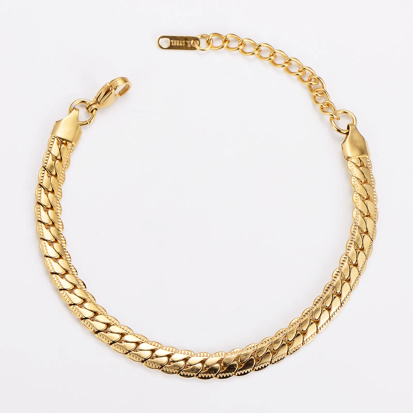 Simple Style Classic Style Solid Color 304 Stainless Steel Women's Bracelets display picture 3