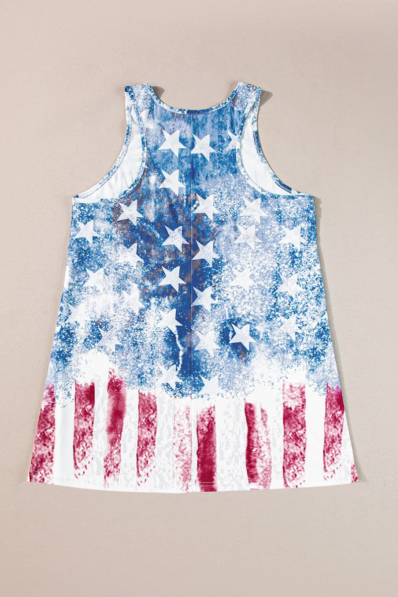 Women's Vest Tank Tops Contrast Binding Casual Star display picture 4