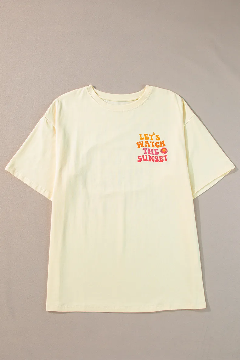 Women's T-shirt Short Sleeve T-Shirts Casual Letter display picture 3