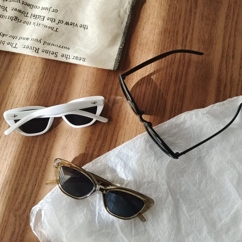Casual Vacation Solid Color Pc Resin Cat Eye Full Frame Glasses display picture 7