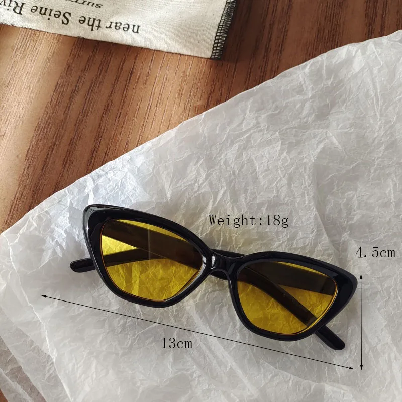 Casual Vacation Solid Color Pc Resin Cat Eye Full Frame Glasses display picture 1