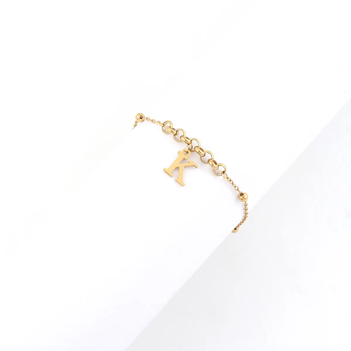 Elegant Simple Style Classic Style Letter 201 Stainless Steel 304 Stainless Steel Women's Bracelets display picture 2