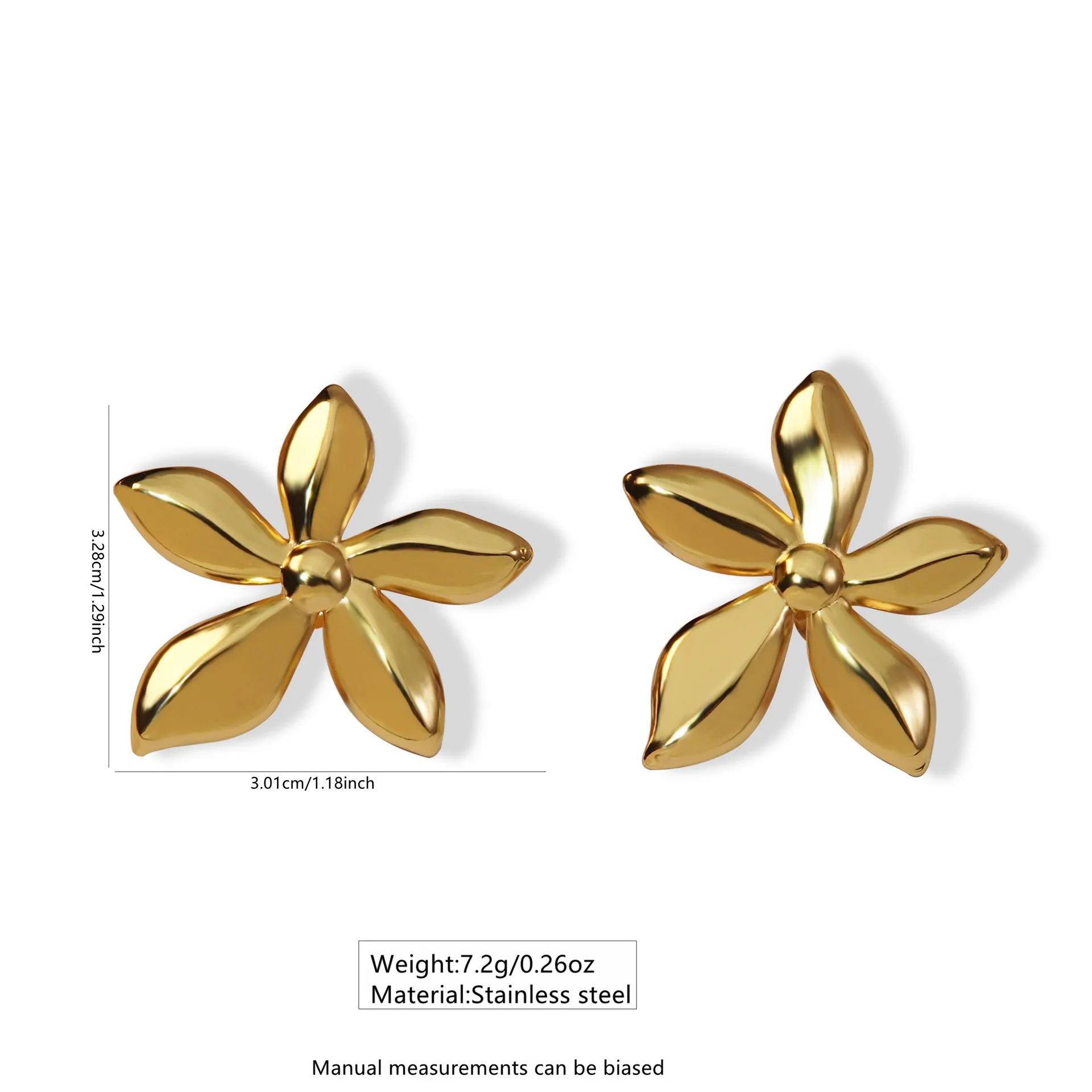 1 Pair Elegant Glam Heart Shape 304 Stainless Steel Ear Studs display picture 6