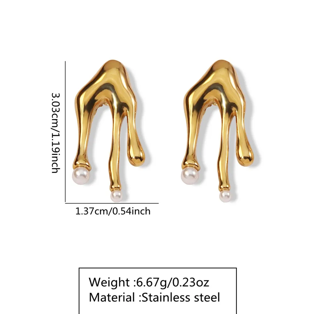 1 Pair Elegant Glam Heart Shape 304 Stainless Steel Ear Studs display picture 10