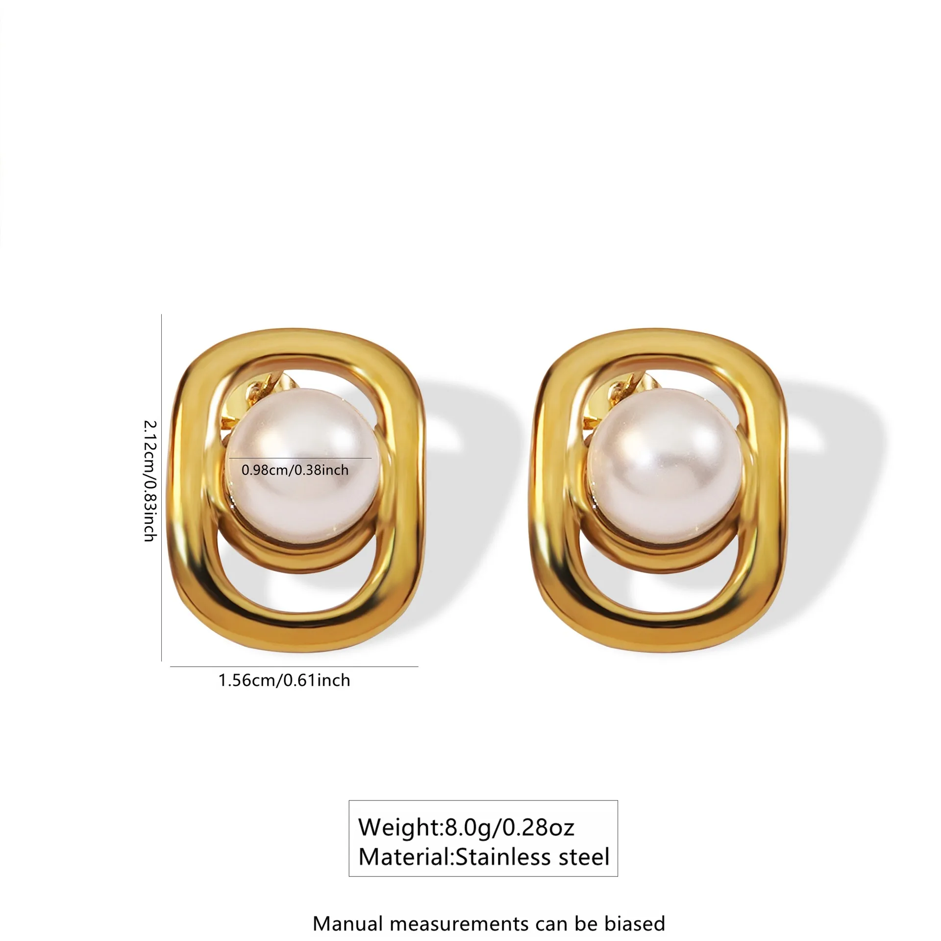 1 Pair Elegant Glam Heart Shape 304 Stainless Steel Ear Studs display picture 13