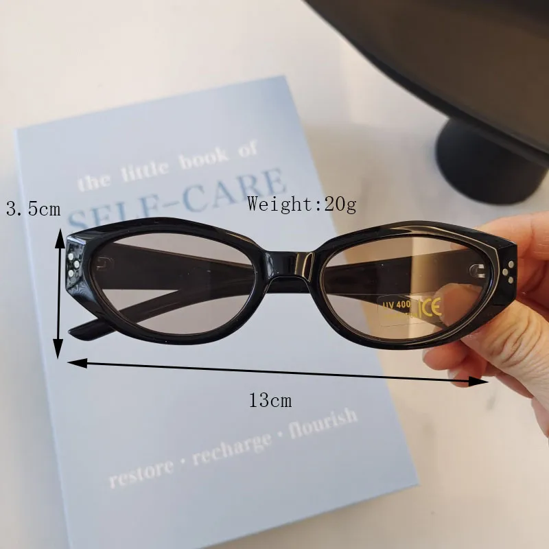 Casual Vacation Solid Color Pc Resin Cat Eye Full Frame Glasses display picture 3