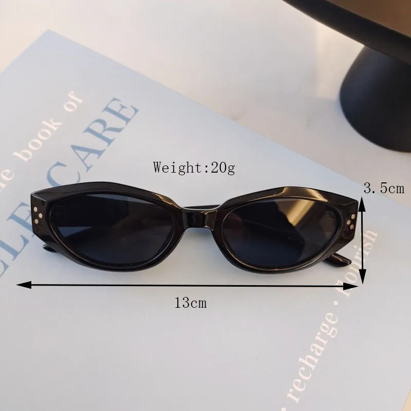 Casual Vacation Solid Color Pc Resin Cat Eye Full Frame Glasses display picture 2