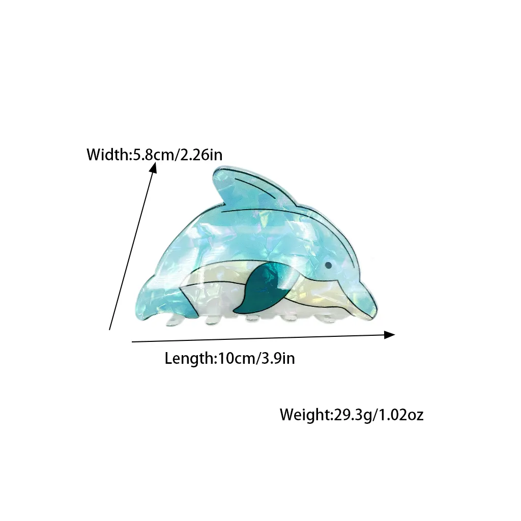 Women's Cartoon Style Cute Sweet Whale PVC Hair Claws display picture 4
