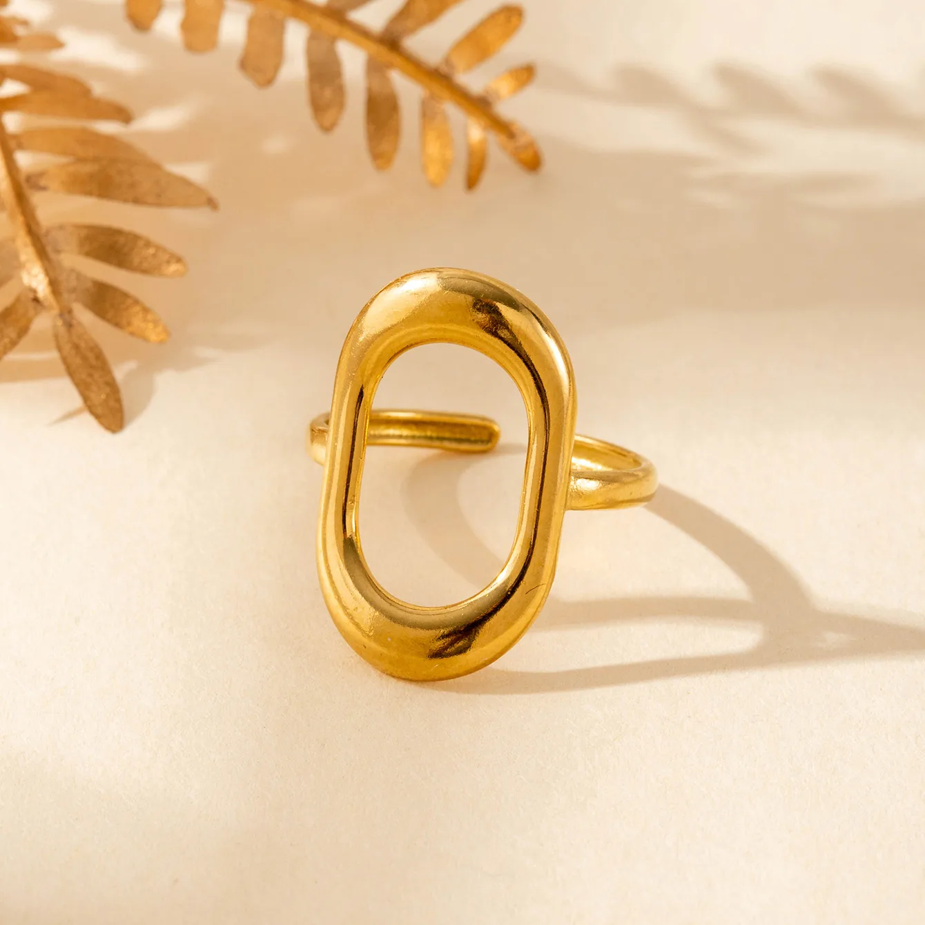Vintage Style French Style Simple Style Geometric Starfish Shell 304 Stainless Steel Unisex Open Rings display picture 5