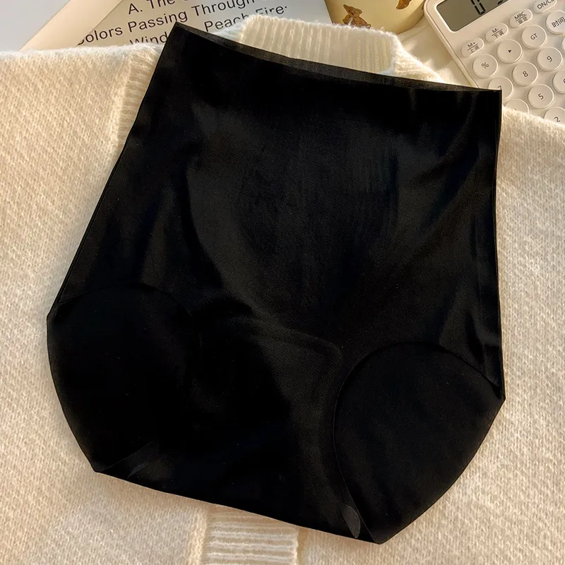 Solid Color High Waist Panties display picture 1