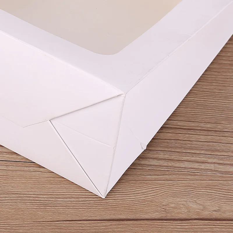 White Black Window Opening Flip Cover Butterfly Knot Adhesive Seal Gift Bag Kraft Paper Packaging Sealing Paper Transparent Bag display picture 7