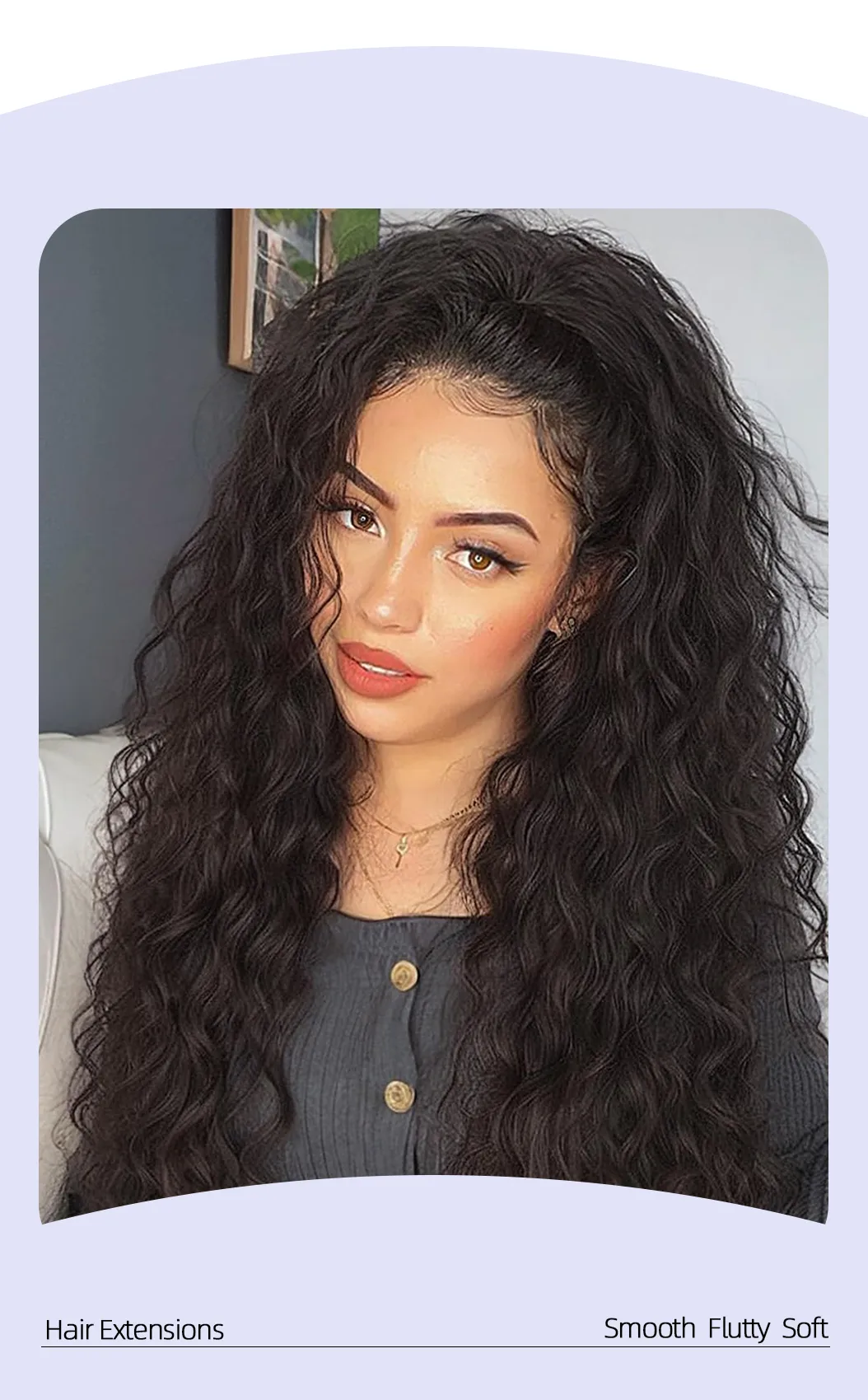 Women's Elegant Retro Sexy Masquerade Christmas Cosplay Chemical Fiber High Temperature Wire Curls Long Curly Hair Ponytail Wig Clips display picture 1