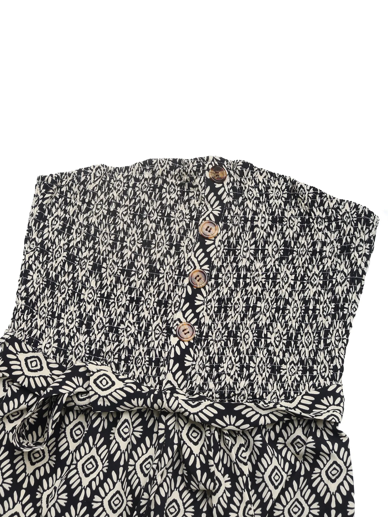 Women's Casual Holiday Daily Ethnic Style Geometric Full Length Jumpsuits display picture 7