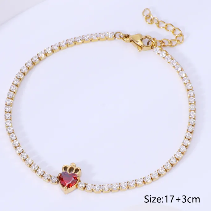 Simple Style Heart Shape Titanium Steel Inlay Zircon Women's Jewelry Set display picture 4