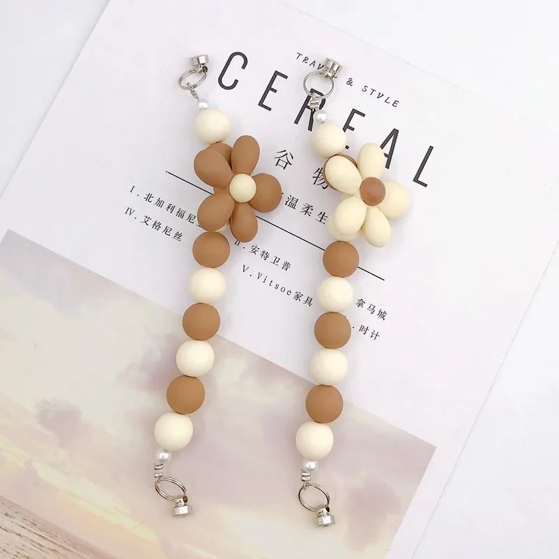 Arylic Flower Sweet Simple Style Mobile Phone Chain Phone Cases display picture 2