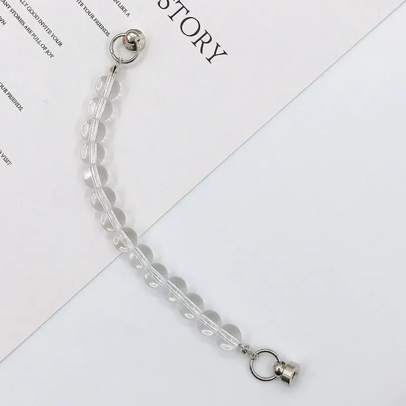 Cute Bear Artificial Crystal Mobile Phone Chain display picture 5