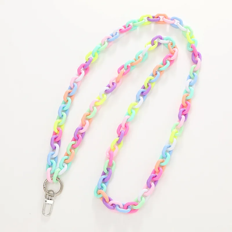 Vacation Color Block Arylic Beaded Mobile Phone Chain display picture 10