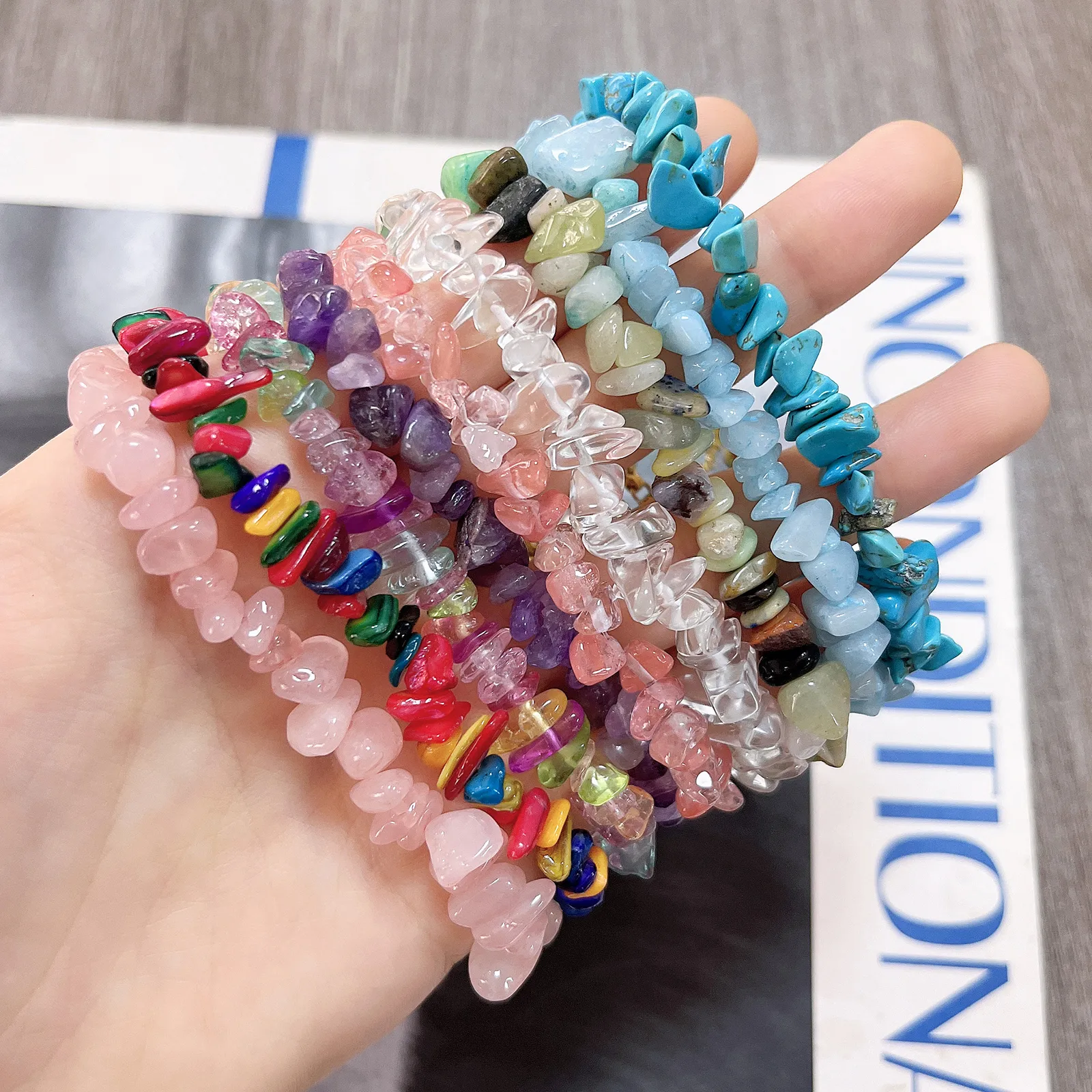 Vacation Bohemian Irregular Geometric Stone Gravel Women's Bracelets display picture 7