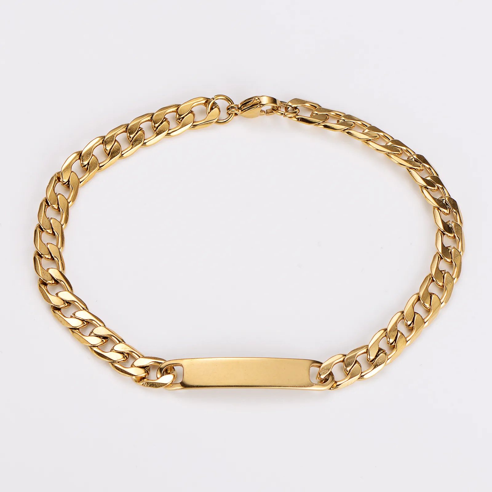 Casual Hip-Hop Round 304 Stainless Steel Women's Bracelets Necklace display picture 9