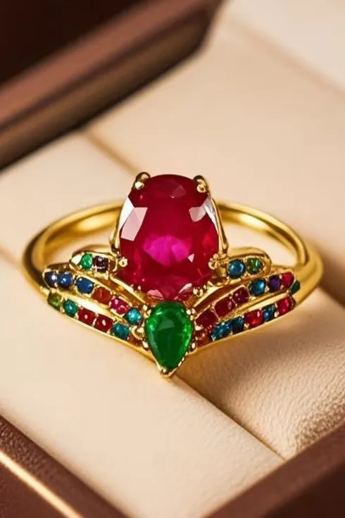 Elegant Luxurious Shiny Crown 304 Stainless Steel Inlay Zircon 18K Gold Plated Women's Rings display picture 2