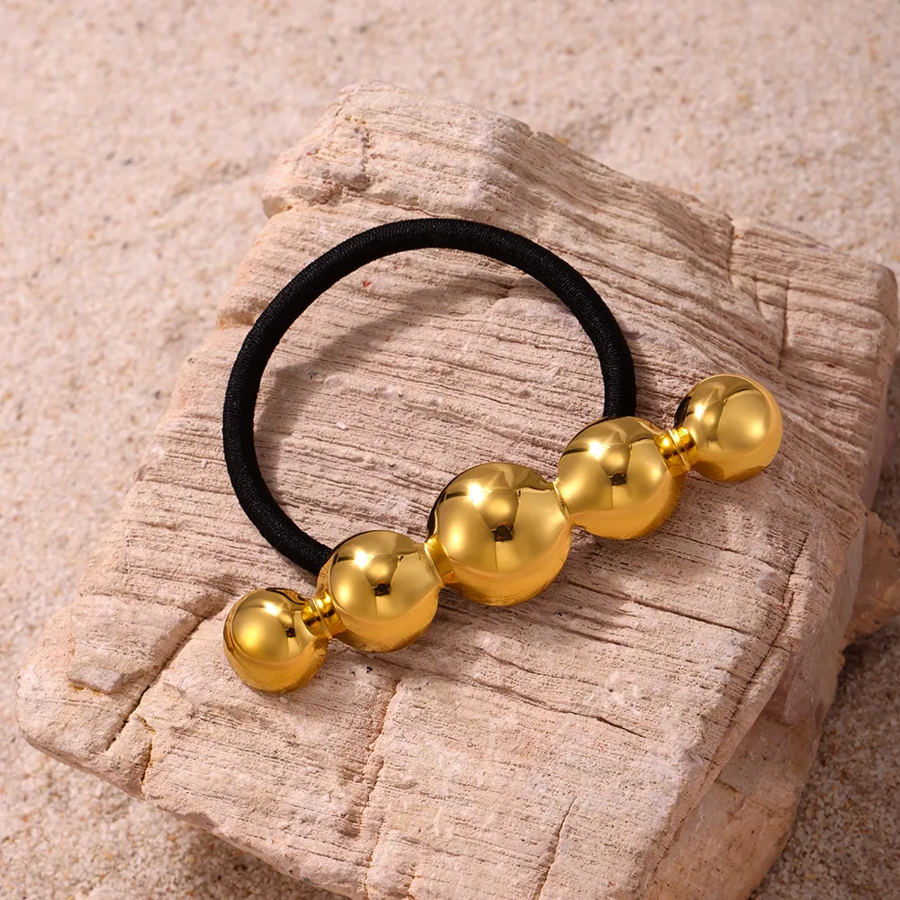 Women's Elegant Bow Knot 304 Stainless Steel Plating Hair Tie display picture 8
