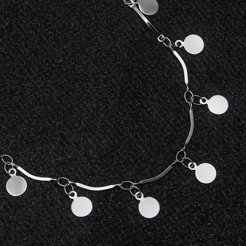 Simple Style Classic Style Solid Color Titanium Steel Women's Chain Belts display picture 4