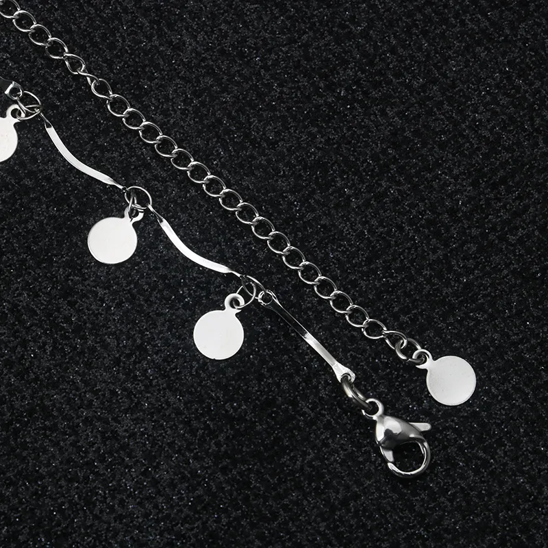 Simple Style Classic Style Solid Color Titanium Steel Women's Chain Belts display picture 6