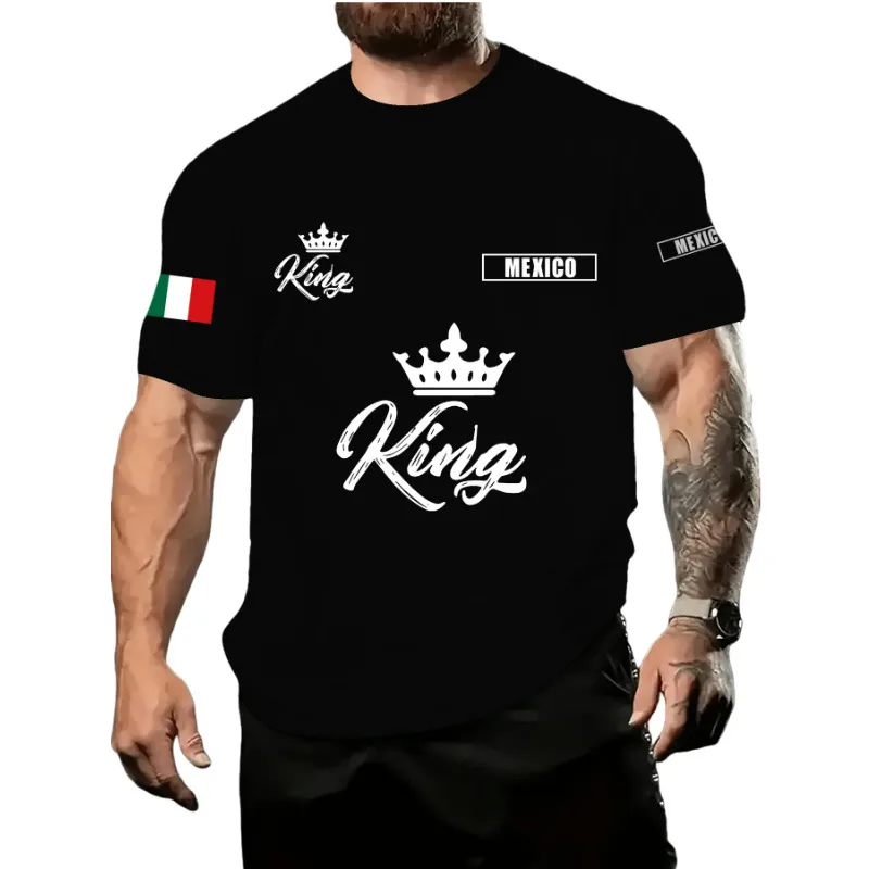 Men's American Flag Simple Style Round Neck Short Sleeve Loose Men's T-shirt display picture 3