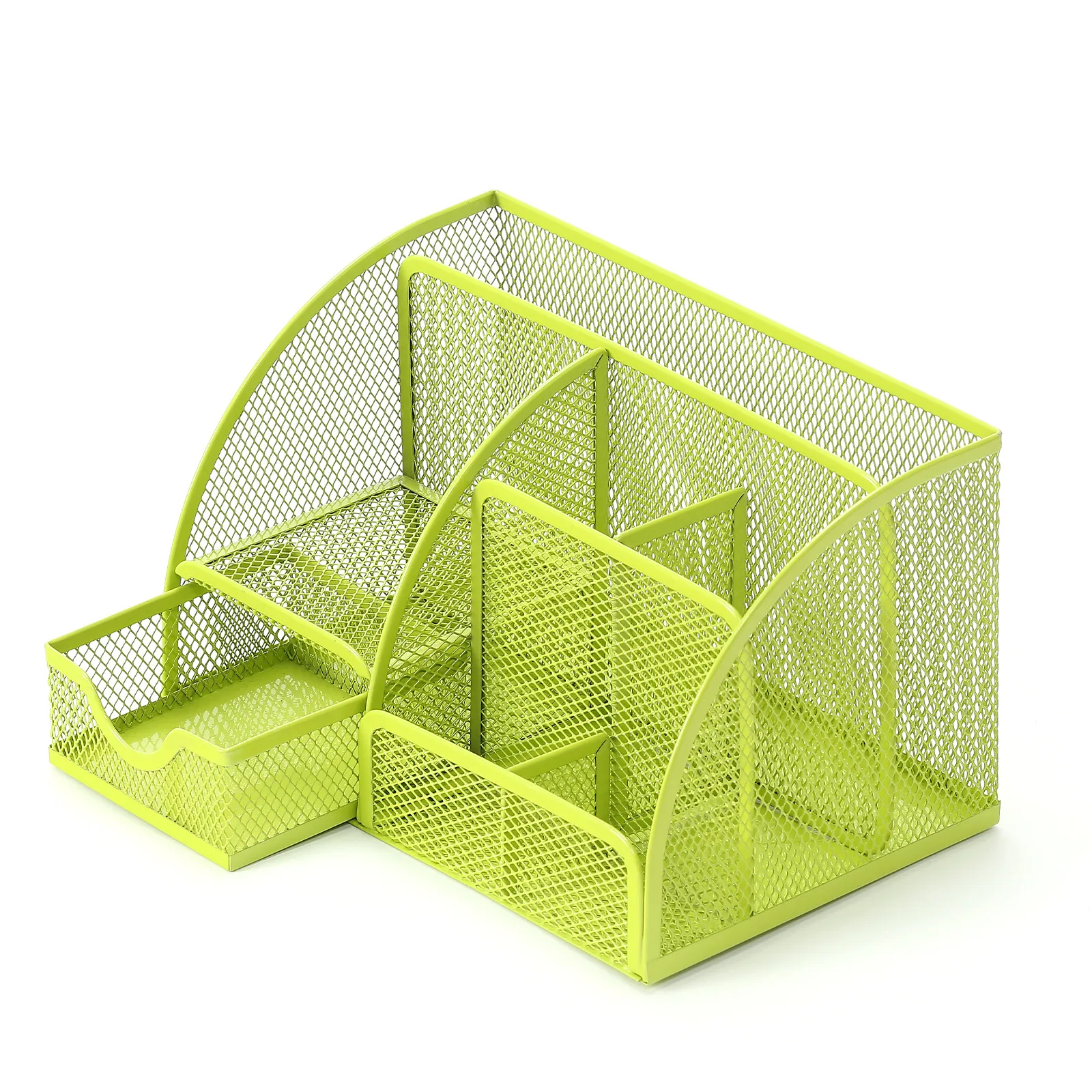 Metal Pen Holder Office Supplies Creative Unique Desktop Hollow Storage Box Combination Stationery Organizer Box display picture 8