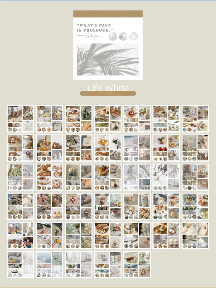 Fresh Artistic Oil Painting Scenery Series Paper Sticker Book Women's Diary Decoration Material 6 Styles display picture 4