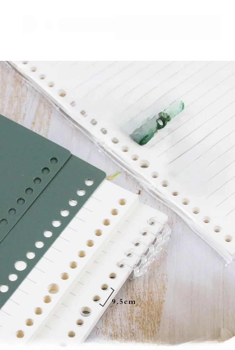 B5 Diy Self-made Plastic Cover Loose-leaf Notebook 26-hole A5 Frosted Pp Cover Office/cultural/notebook/notepad display picture 9